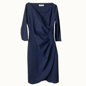 Chiara Boni Navy Midi Dress